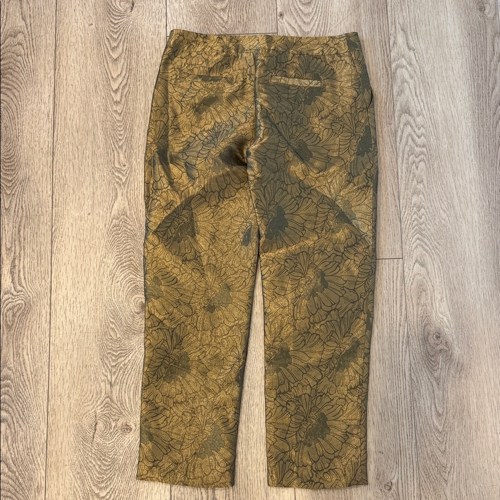 Elevenses Olive Floral Men's Chinos - Picture 9 of 9